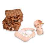 Set Pique Nique pour Bébé Osier et Silicone