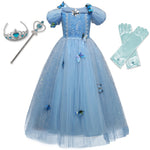 LOUPA™ - Déguisement Robe de Princesse Bleue Enfant